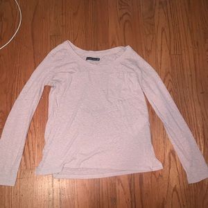 abercrombie & fitch pink long sleeve